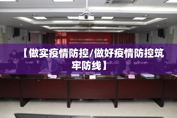 【做实疫情防控/做好疫情防控筑牢防线】
