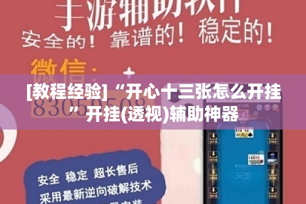 [教程经验]“开心十三张怎么开挂”开挂(透视)辅助神器