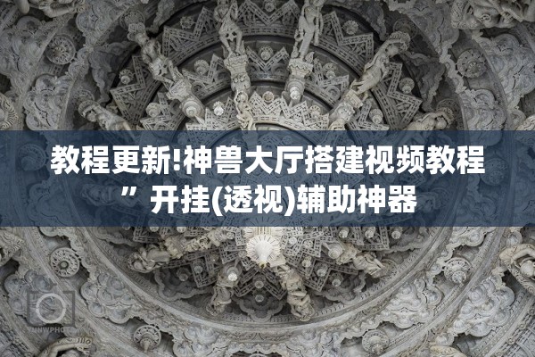 教程更新!神兽大厅搭建视频教程”开挂(透视)辅助神器