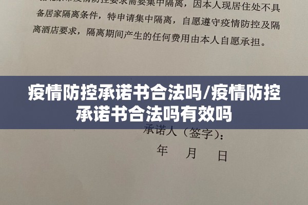 疫情防控承诺书合法吗/疫情防控承诺书合法吗有效吗 疫情防控承诺书合法吗/疫情防控承诺书合法吗有效吗