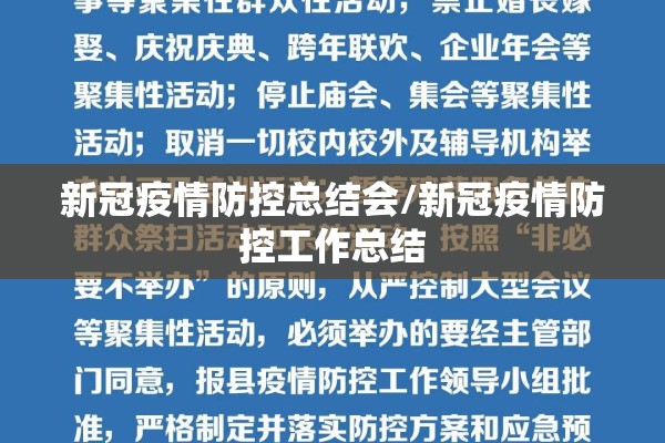 新冠疫情防控总结会/新冠疫情防控工作总结