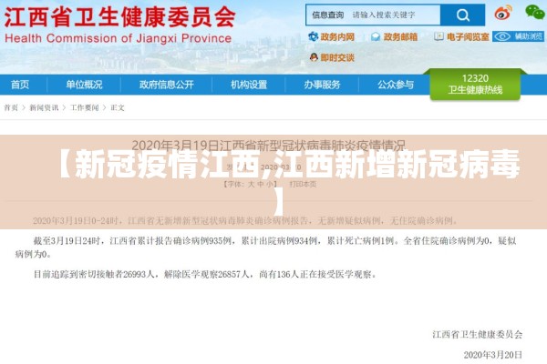 【新冠疫情江西,江西新增新冠病毒】