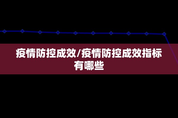 疫情防控成效/疫情防控成效指标有哪些