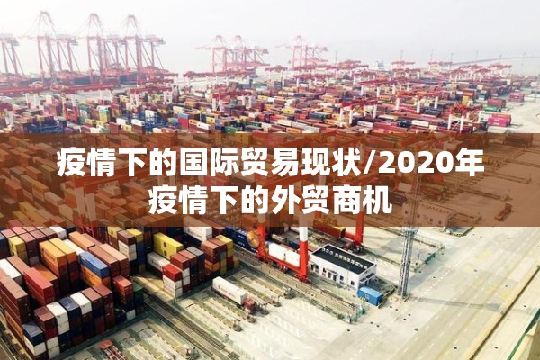 疫情下的国际贸易现状/2020年疫情下的外贸商机 疫情下的国际贸易现状/2020年疫情下的外贸商机