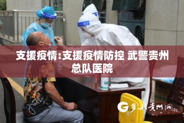 支援疫情:支援疫情防控 武警贵州总队医院