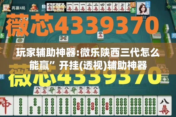 玩家辅助神器:微乐陕西三代怎么能赢	”开挂(透视)辅助神器