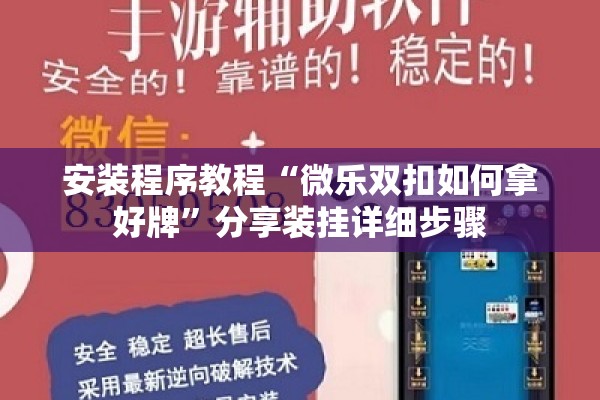 安装程序教程“微乐双扣如何拿好牌”分享装挂详细步骤