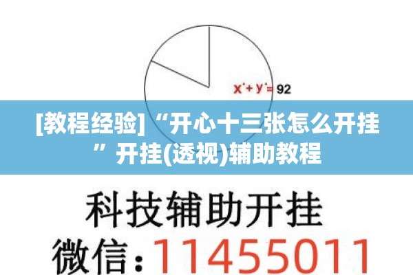 [教程经验]“开心十三张怎么开挂”开挂(透视)辅助教程