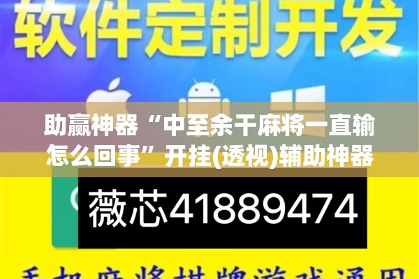 助赢神器“中至余干麻将一直输怎么回事	”开挂(透视)辅助神器