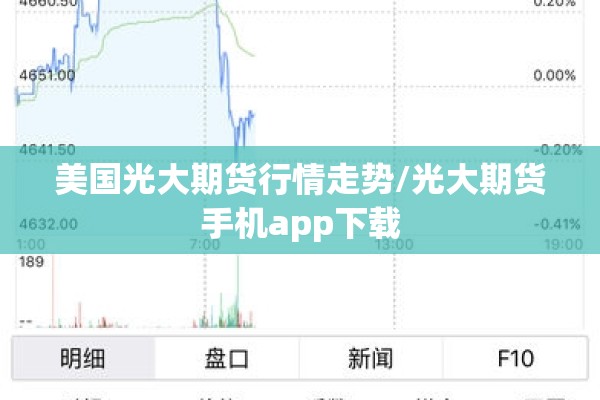 美国光大期货行情走势/光大期货手机app下载