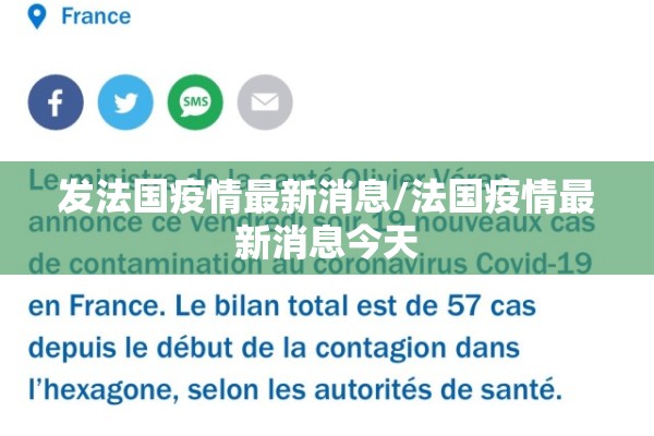 发法国疫情最新消息/法国疫情最新消息今天