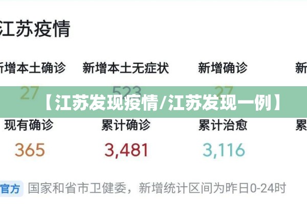 【江苏发现疫情/江苏发现一例】