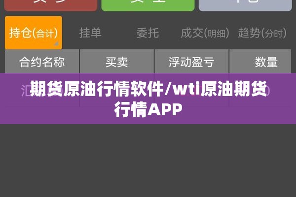期货原油行情软件/wti原油期货行情APP 期货原油行情软件/wti原油期货行情APP