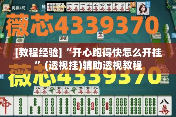 [教程经验]“开心跑得快怎么开挂	”(透视挂)辅助透视教程