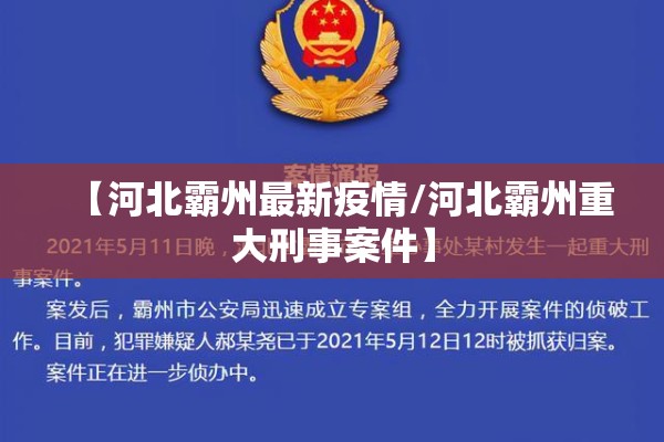 【河北霸州最新疫情/河北霸州重大刑事案件】 【河北霸州最新疫情/河北霸州重大刑事案件】