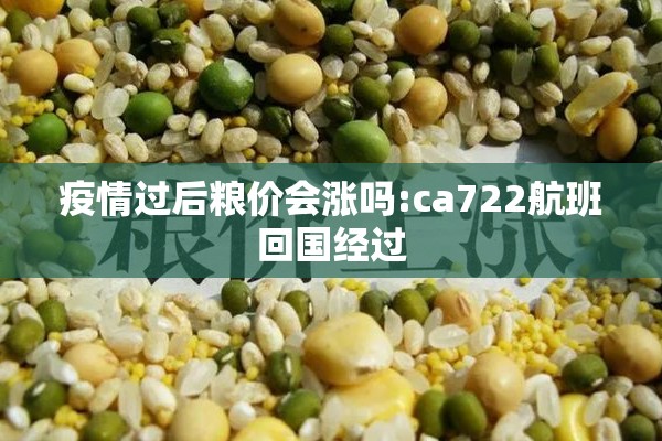 疫情过后粮价会涨吗:ca722航班回国经过
