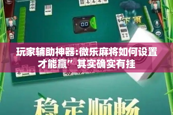 玩家辅助神器:微乐麻将如何设置才能赢	”其实确实有挂
