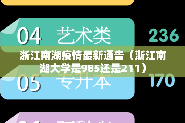浙江南湖疫情最新通告(浙江南湖大学是985还是211) 浙江南湖疫情最新通告(浙江南湖大学是985还是211)