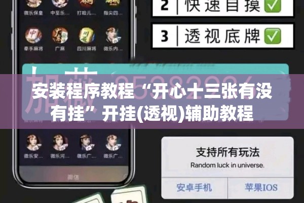 安装程序教程“开心十三张有没有挂	”开挂(透视)辅助教程