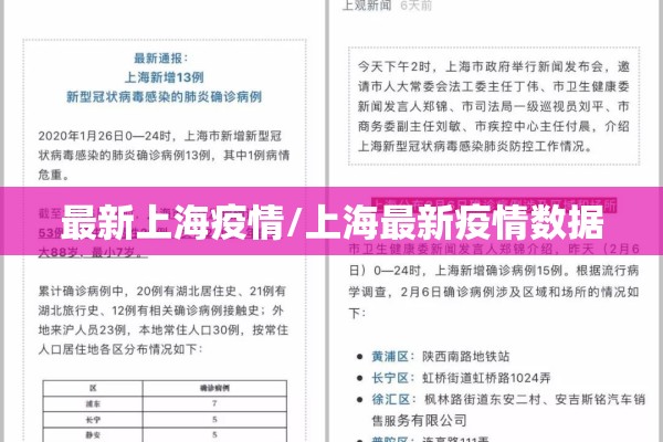 最新上海疫情/上海最新疫情数据 最新上海疫情/上海最新疫情数据