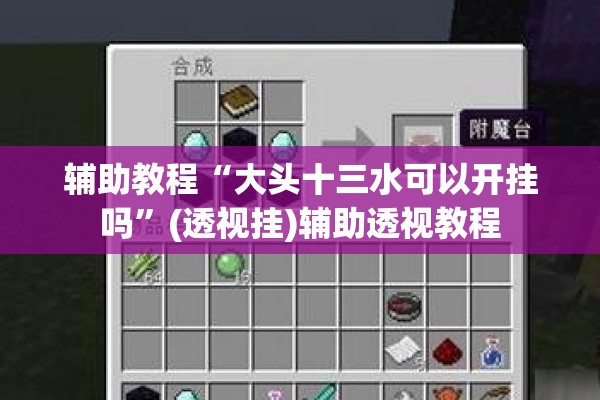 辅助教程“大头十三水可以开挂吗”(透视挂)辅助透视教程