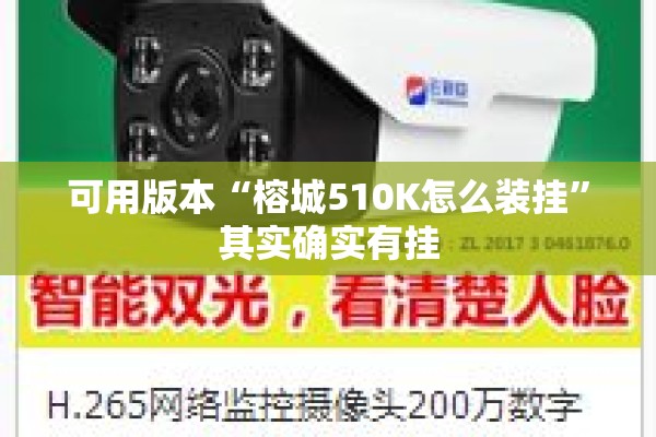 可用版本“榕城510K怎么装挂”其实确实有挂