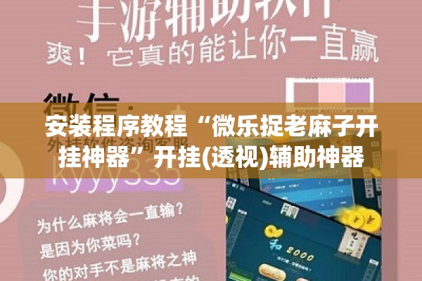安装程序教程“微乐捉老麻子开挂神器	”开挂(透视)辅助神器