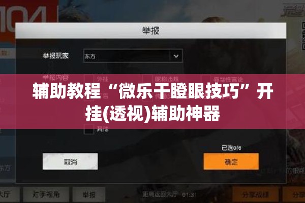 辅助教程“微乐干瞪眼技巧”开挂(透视)辅助神器