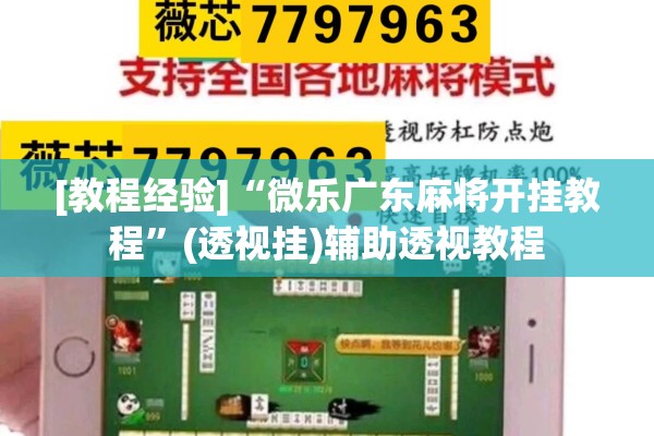 [教程经验]“微乐广东麻将开挂教程”(透视挂)辅助透视教程