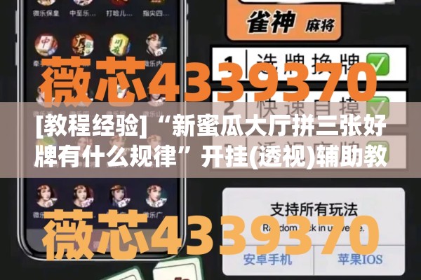 [教程经验]“新蜜瓜大厅拼三张好牌有什么规律”开挂(透视)辅助教程