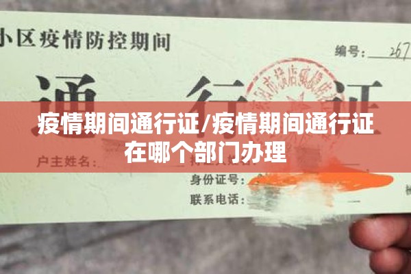 疫情期间通行证/疫情期间通行证在哪个部门办理 疫情期间通行证/疫情期间通行证在哪个部门办理