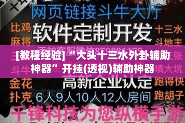 [教程经验]“大头十三水外卦辅助神器	”开挂(透视)辅助神器