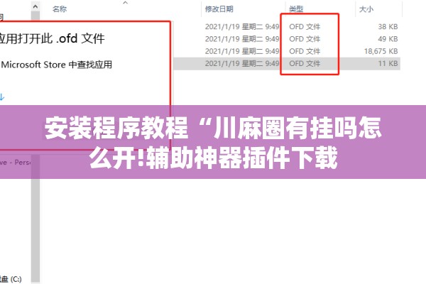 安装程序教程“川麻圈有挂吗怎么开!辅助神器插件下载