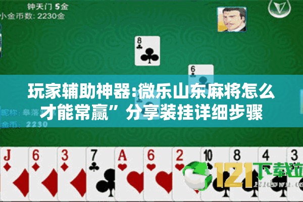 玩家辅助神器:微乐山东麻将怎么才能常赢”分享装挂详细步骤