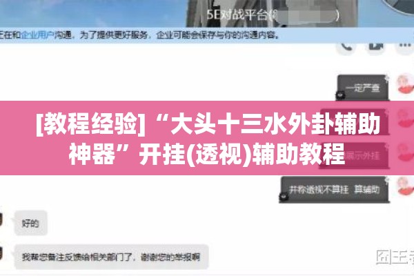 [教程经验]“大头十三水外卦辅助神器”开挂(透视)辅助教程