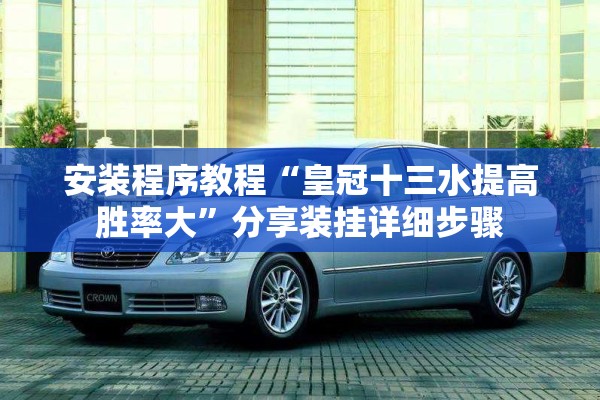 安装程序教程“皇冠十三水提高胜率大”分享装挂详细步骤