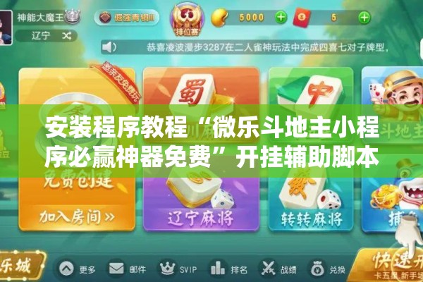 安装程序教程“微乐斗地主小程序必赢神器免费”开挂辅助脚本+详细开挂安装教程