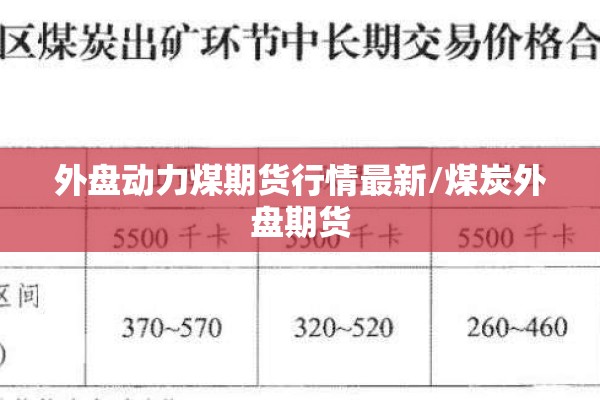 外盘动力煤期货行情最新/煤炭外盘期货
