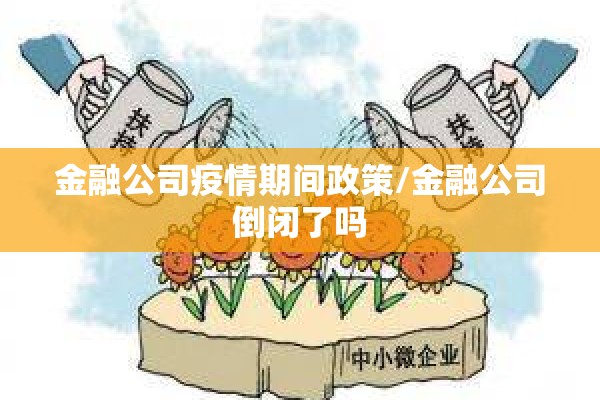 金融公司疫情期间政策/金融公司倒闭了吗