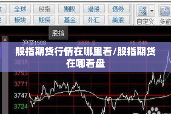 股指期货行情在哪里看/股指期货在哪看盘
