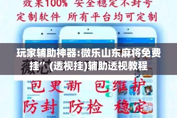 玩家辅助神器:微乐山东麻将免费挂”(透视挂)辅助透视教程