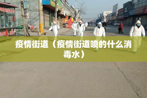 疫情街道（疫情街道喷的什么消毒水）