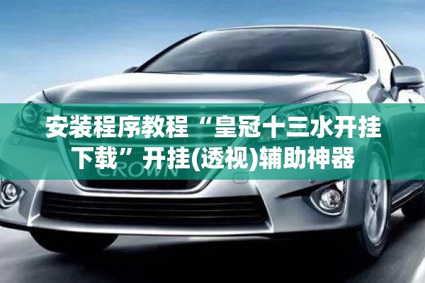 安装程序教程“皇冠十三水开挂下载”开挂(透视)辅助神器