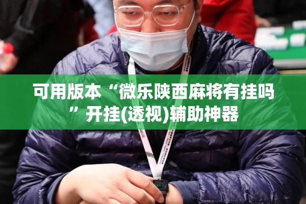 可用版本“微乐陕西麻将有挂吗	”开挂(透视)辅助神器