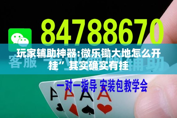 玩家辅助神器:微乐锄大地怎么开挂	”其实确实有挂