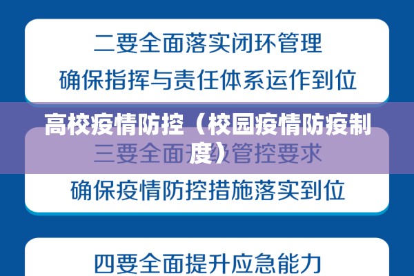 高校疫情防控(校园疫情防疫制度) 高校疫情防控(校园疫情防疫制度)