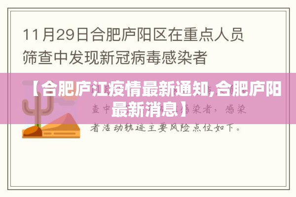 【合肥庐江疫情最新通知,合肥庐阳最新消息】