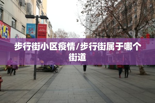 步行街小区疫情/步行街属于哪个街道