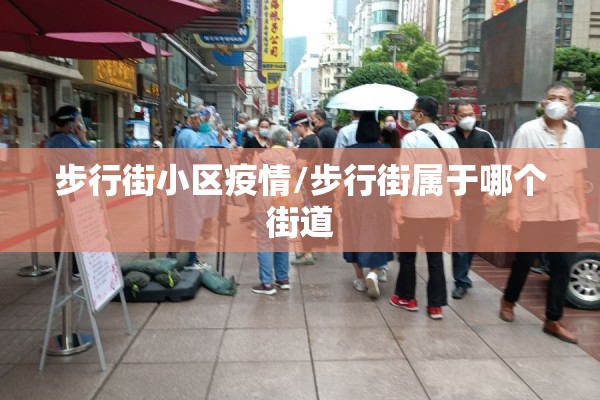 步行街小区疫情/步行街属于哪个街道