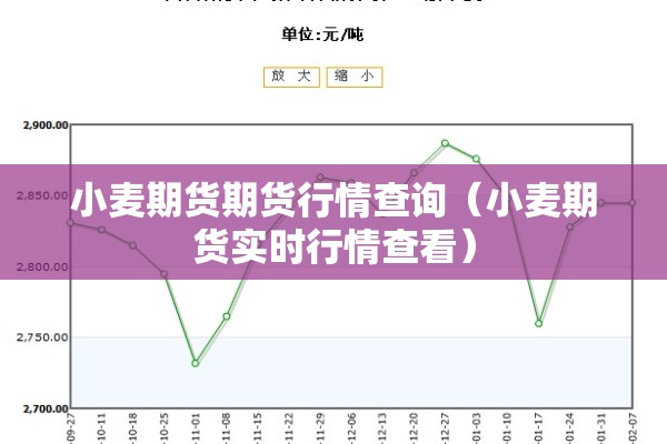 小麦期货期货行情查询（小麦期货实时行情查看）